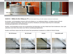 Webdesign Referenz 2: glastuerportal.de Webdesign Referenz 2: glastuerportal.de