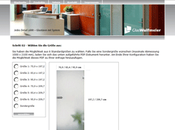 Webdesign Referenz 3: glastuerportal.de Webdesign Referenz 3: glastuerportal.de