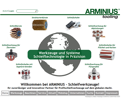 Webdesign Referenz: arminius.de