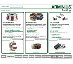 Webdesign Referenz 2: arminius.de